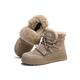 Belle Fashion Outdoor Snownoor Snow Boots Женский торговый центр теплой плюс флисовые ботинки D1R1DD4 Хаки 38