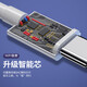 Optical World Adecuado para Realme GT5Pro Adaptador de auriculares RMX3888 Adaptador de teléfono móvil Conversión Conversión Typec Convertidor de audio redondo Convertidor de audio Cable Modelo de decodificación de alta calidad [White] Admite Tarjeta de sonido en vivo, un paquete de un paquete