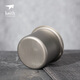 Kaisi Keith Kaisi pure titanium kung fu tea set double-layer tea cup home travel portable modern simple titanium tea set Ti3927 hand-catch tea cup