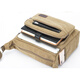 La protection et la plomberie portables et la plomberie et l'électricien de décoration multifonctionnelle trousse d'outils épaissie de toile épaissie pour le sac électricien de résistance sale, très grande, grande toile épaissie 902 kaki