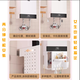 L AMAVO gas water heater shield can open the door without punching natural gas pipeline hole plate storage rack to hide the ugly decorative cover white can open the door customized special shot