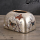 
Shantoulin Village Sense Ceramic Paper Towel Box Living Room Light Luxury Card Box Household European Ornaments Napkin American Creative 1047 Blue Warbler Blossoms