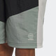 Adidas Shorts Мужские брюки 2025 Летние новые спортивные брюки на открытом воздухе Пятиточечные брюки с плетеной воздухопроницаемые контрастные цветовые сплайки повседневные брюки IP3882 Черный и зеленый xs