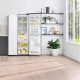 Samsung (Samsung) de 655 litros Coolinización de metal de metal sin aire refrigerado por aire Conversión de frecuencia inteligente de frecuencia inteligente Original Impresor Impresor Doble Panel de vidrio Double Refrigerador Directora casera Antigua intercambio RS62R50371L/SC
