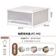 TENMA plastic clothing quilt drawer storage box 26 liters visual installation-free drawer box storage box single pack