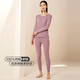 Yi Ershuang [40 100% algodón] Ropa de otoño e invierno de otoño y pantalones de otoño para mujer Sétra de algodón de algodón de fondo de cuello redondo para mujeres