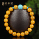 OUCERNY beeswax bead bracelet natural amber raw stone beeswax bead bead bead diy cultural toy bracelet to send Chinese Valentine's Day gift