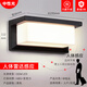Micro outdoor wall lamp waterproof aisle stair courtyard door outdoor led super bright waterproof lamp balcony bathroom wall lamp A small black 30W neutral light (sensor type)