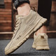 Changxiang Huili Herbst und Winter neue Freizeitschuhe Herrenschuhe Sportbrettschuhe Herren atmungsaktive Arbeitskleidung Schuhe weiche Sohle bequeme Arbeitsschutzschuhe FH-ZM-690 Khaki 42