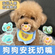Haiyiduo pet silicone pacifier anti-colic night use flat head simulated breast milk sleeping type cat and dog cartoon pacifier pacifier random color