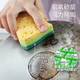 Sunuo wood pulp cotton dishwashing sponge kitchen dishwashing cloth absorbs water and is not easy to get oily emery scouring pad for washing dishes and pots powerful descaling 1 piece
