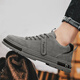 DIBOFEI men's shoes for spring and summer 2025 new breathable work labor protection board shoes thick sole non-slip waterproof wear-resistant work shoes for men gray 40 (250mm)