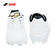 SSK Japan [Youth Adult Adult Spike Shoes] Baseball Softball Anti-Slip Red Clay Artificial Grass Breathable Frisbee White Japanese Size Number = Foot Length cm 38.5 Japanese Size 25.0, 250mm