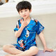 
Disney children's pajamas boys ice silk short-sleeved home clothes summer boys junior high school students big children thin suit baby summer suit 673-Picachu [men] [short set - ice silk] 170 18 sizes [suggested height 145-153cm]