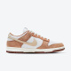 Nike Nike Dunk Low White Brown Wheat Color Low Top Casual Board Zapatos DD1390-100 40.5