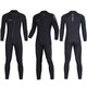 OUZO wetsuit men's 3mm warm and cold-proof one-piece outdoor surfing and snorkeling wetsuit 5mm thickened women's winter swimsuit 5MM men's long-sleeved trousers BCM5027 S