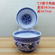 Blue and white porcelain lotus chicken cup bowl ceramic self-service seasoning bowl tableware stew cup soup bowl special catering hotel 6.5 inch chicken cup
