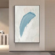 
Whale Pati Living Room Decoration Painting Single Modern Simple Abstract Brushstroke Art Painting Entrance Hallway Hanging Painting Large Sofa Mural 753-9 50*70 Black Frame/Crystal Porcelain Painting