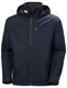 HELLY HANSEN, HH H/H Helly Hansen Men's Crew 2.0 Waterproof and Windproof Hooded Jacket Urban Commuting Daily Casual 597 Navy Medium