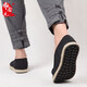 Busheyuan Fisherman's Schuhe Stoffschuhe Herren lässige Flachsstangen alte Peking-Stoffschuhe 93x-1027 Schwarz 40