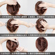Yinmi Enrmiiv Lazy Vierzahniges Kammbrötchen Fixes Haarartefakt für Frauen 2024 neues Haar Kamm U-förmiges Haarnadelhaarnadung Kopfschmuck U-förmige Welle Haarnadel-Six-Stück-Set