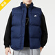 耐克（NIKE）棉服男装冬季新款户外跑步服防风保暖马甲背心外套 FB7374-410藏青蓝 XL