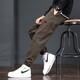 Charluoel Pantalon décontracté Pantalon de style Spring and Automne Pantalons masculins Pantalon Harem Pantalon Sports Pantalon Men de Nine Point Men's Tide Long Pantal