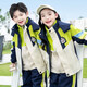 Xinkepaier primary school uniform set for windbreaker three-piece autumn children's class uniform autumn winter clothes kindergarten garden clothes spring and autumn style boys winter summer four-piece set = A713+6627 170