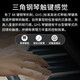 雅马哈电钢琴P225重锤88键便携式成人儿童初学P125AB考级电子钢琴数码 P225黑主机+定制木架三踏板 官配+双人琴凳+琴罩+教材+转换头