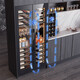 BAIKAILUN frequency conversion double-door red wine cabinet ultra-thin seamless embedded constant temperature wine cabinet villa light luxury liquor glass refrigerator office tea and wine display cabinet double-door fresh cabinet 2 meters丨seamless embedded丨single temperature丨French double door 127 bottles frequency conversion