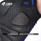 Lampada Bicycle Half Finger Gloves Cycling Gloves Short Finger Spring and Summer Lightweight Perspiration Equipment for Men and Women Black M