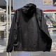 Nike (Nike) Sweatshirt Men's 2025 Spring New Sportswear Wovens Breathable Half Zipper Men's Pullover FN3893-010 Black XL