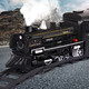 Children's Electric Trail Track Toys Hochgeschwindigkeit Retro Dampf Train Jungen und Mädchen 3-4-6 Jahre alt