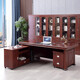 Office boss simple modern executive desk Chinese style executive manager 1.8m office chair combination 2.0m single (without cabinet) #239