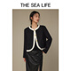 
THE SEA LIFE Ou Hai Yisheng Coat Women's 24 Autumn New Product Classic Retro Layered Versatile Little Flavor Style Coat V12596 Black Mage M