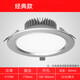 FENGLANQ downlight led ceiling light embedded spotlight hole light hole light simple light 3W living room home aisle 7.5 cm barrel light 2.5 inch 3W white or warm opening 65-85MM