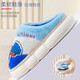 ULTRAMAN children's cotton slippers, winter boys' slippers plus velvet to keep warm, baby and children's indoor non-slip home shoes 5010 royal blue (Sero) 34-35 yards/inner length 21cm