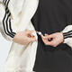 Adidas Clover Coat Frauen Frühling 2025 Neue lose Casual Sportswear Stand Halsband Wobdes Windschutzjacke auf JI9768 Han Yu White M.