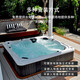 Keruikang Surf Jacuzzi baignoire intelligente à température constante de température constante chauffée baignoire acrylique à la maison adulte de la baignoire de source chaude extérieure WS-695 (2150 * 1550 * 900 mm)