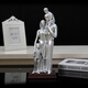 
Tenth anniversary wedding anniversary gift for family four ornaments for wife living room entrance home decoration 15934 silver + lettering provided + pregnancy (family three)