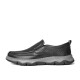 Belle casual shoes men's summer cowhide leather punched breathable business casual shoes A1509BM3 black 39