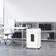 Deli Confidential Paper Shredder Office Commercial Paper Shredder Multi-Funktion Papier Dokument Shredder Großer Papier Shredder 8 Blätter 10 Minuten 9904 Papier Shredder (schwarz) (Tisch)