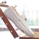 Heni Paul Brand Herren Lederschuhe 2025 Marke Echtes Leder -Kuhläppchen ein Fuß Doudou Herrenschuhe weiche Einzelgeschäft Casual Schuhe Männer Weiß 9916 40 (250 mm) Sportschuhe Größe