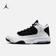 Nike (NIKE) basketball shoes men's shoes for spring new JORDAN MAX AURA 2 sports shoes cushioning casual shoes CK6636-107 black and white little gold man 42.5