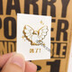 Jiemo imitation enamel metal badge peace dove brooch ins female student cute cartoon bag pendant pigeon + gift box