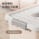 WORTHBUY plastic storage box household large-capacity clothes storage extra-large storage box quilt toy storage box storage box small size