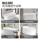 
JOMOO Bathtub, small bathing bathing pool, bathroom bathing independent acrylic oval art bathtub 1.7m with shower bubble massage tank YC13117