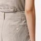 
LESS [Xun Series] Spring and Summer Casual Simple Straight Shorts Linen Silk Medium Pants Women 2O4E14110 125 Original Color L