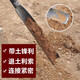 Armored Shield Luoyang Shovel Probe Rod Set Earth Picker Digging Holes Gardening Outdoor Archaeological Tools Exploration Shovel Head Manganese Steel Shovel 2 Meter Set 1 Shovel Head