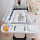 Qianqi Bao Bao game fence Boxing bedside bag Multifunctional diaper urine does not wet wet and staines bag hanging basket bedside crib